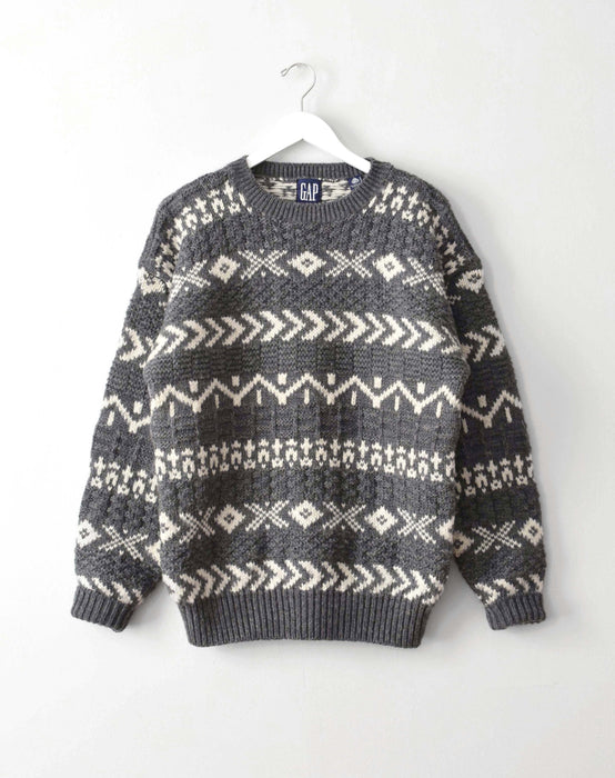 vintage heirloom knit sweater (m/l)