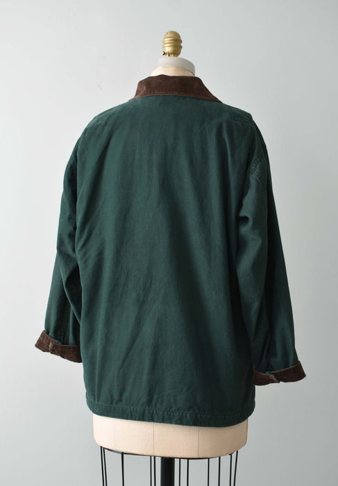 vintage forest chore coat (s)
