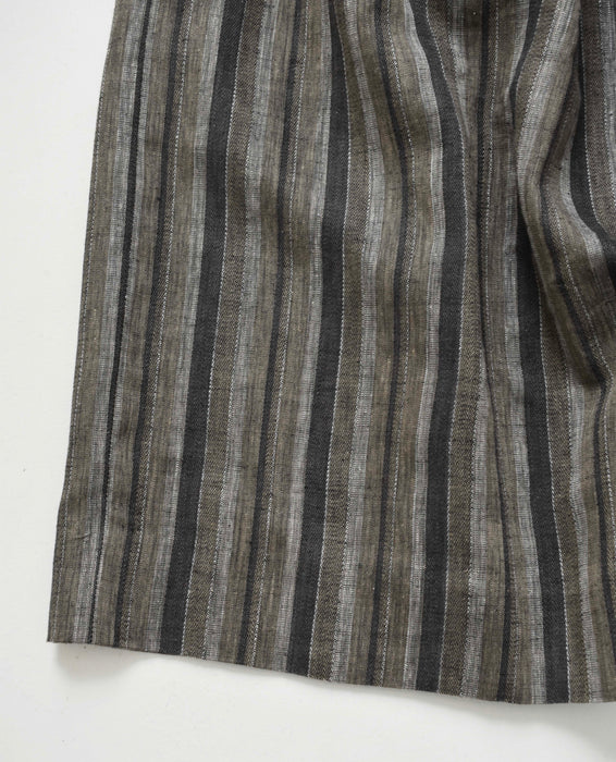 vintage striped linen skirt (xs)