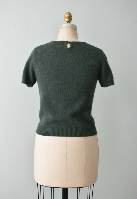 vintage spruce angora sweater (s)