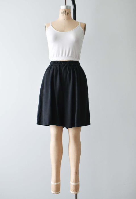 vintage linen easy shorts (m)