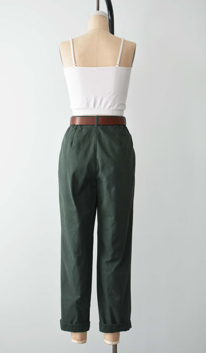 vintage pine cotton trousers (s/m)