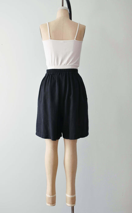 vintage linen easy shorts (m)