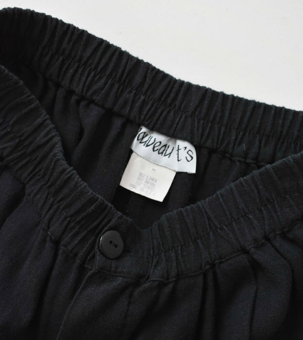 vintage linen easy shorts (m)