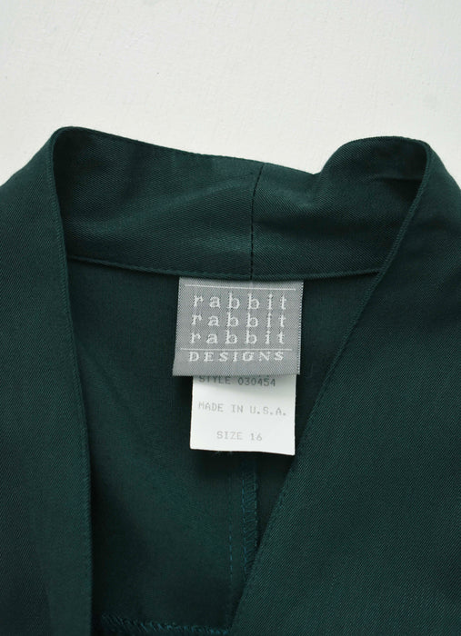 vintage forest duster dress (m)