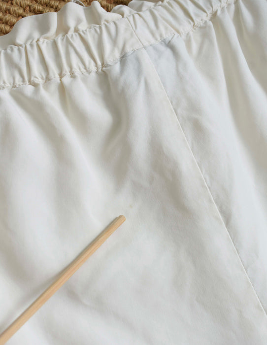 vintage ivory silk pants (l/xl)