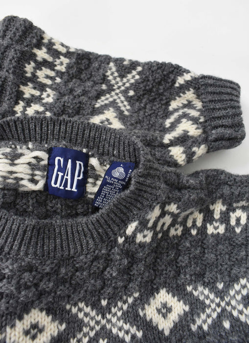 vintage heirloom knit sweater (m/l)