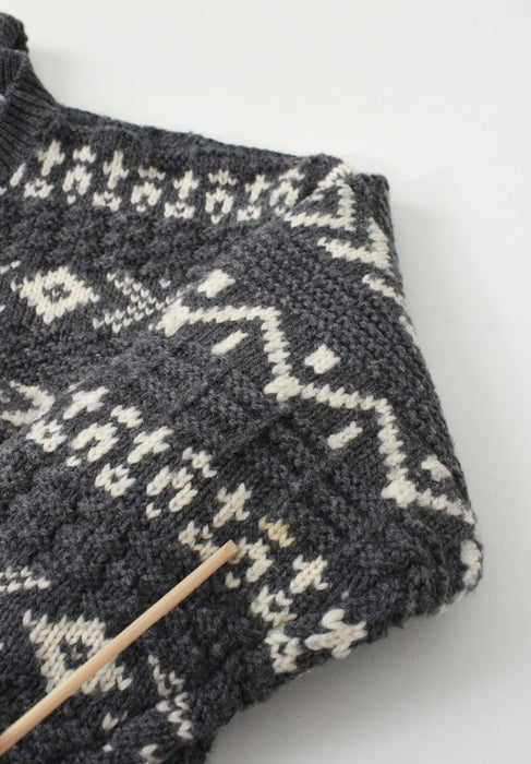 vintage heirloom knit sweater (m/l)