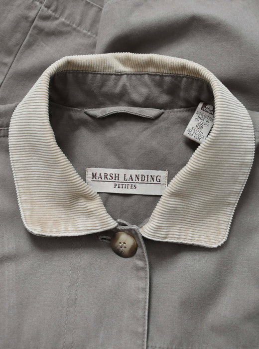 vintage beige chore coat (m)