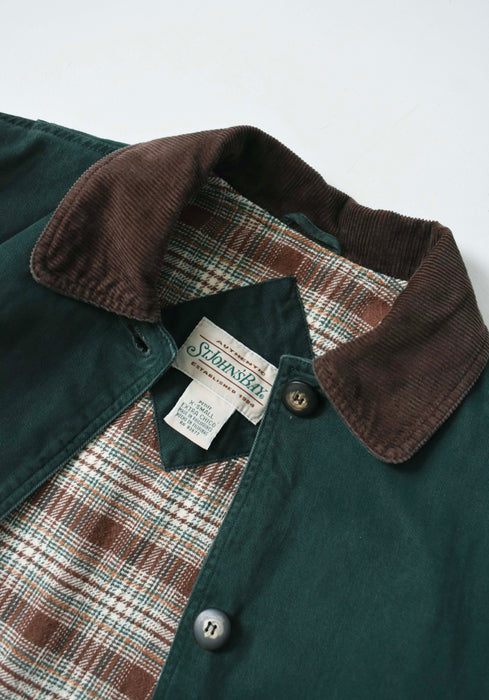 vintage forest chore coat (s)