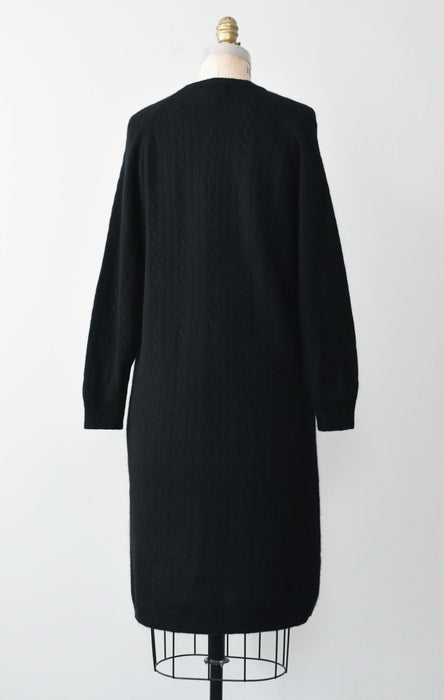 vintage angora sweater dress (s/m)