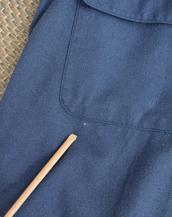 vintage raw silk button up (s/m)