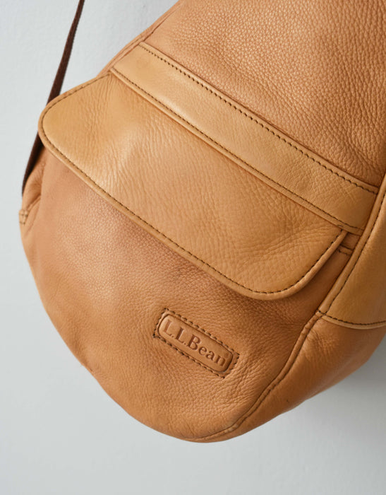 vintage leather sling bag