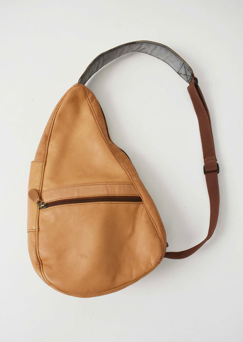 vintage leather sling bag