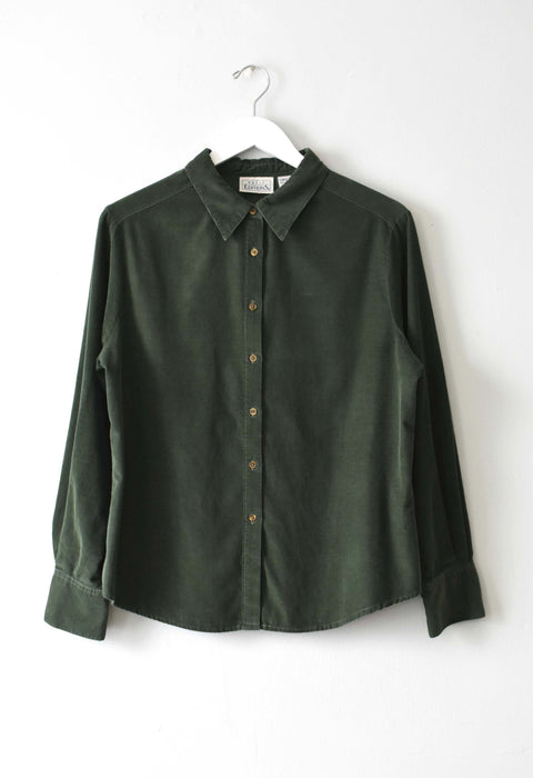 vintage forest corduroy shirt (m)