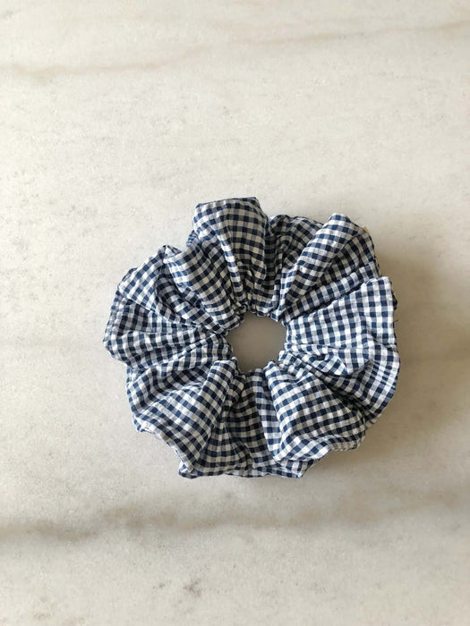 Gingham Cotton Scrunchie
