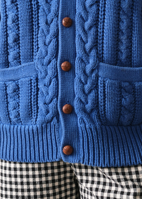 Vintage Cobalt Cardigan (m/l)