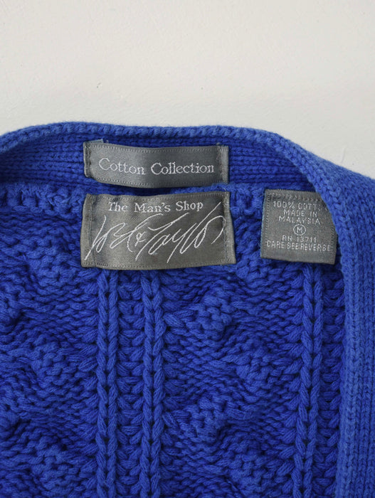 Vintage Cobalt Cardigan (m/l)