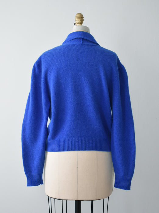 Vintage Angora Cardigan (l)