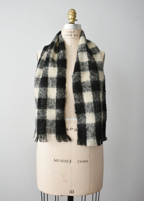 Woven Check Scarf