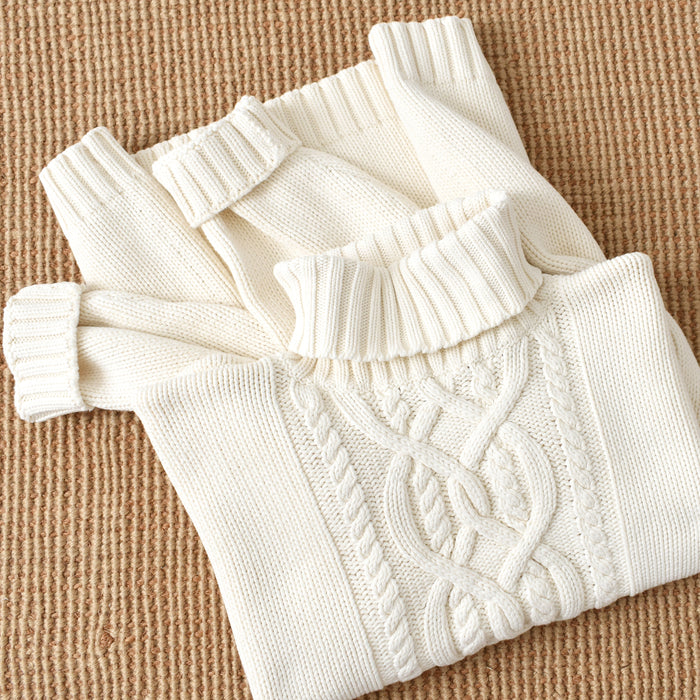 vintage cotton knit sweater (m/l)