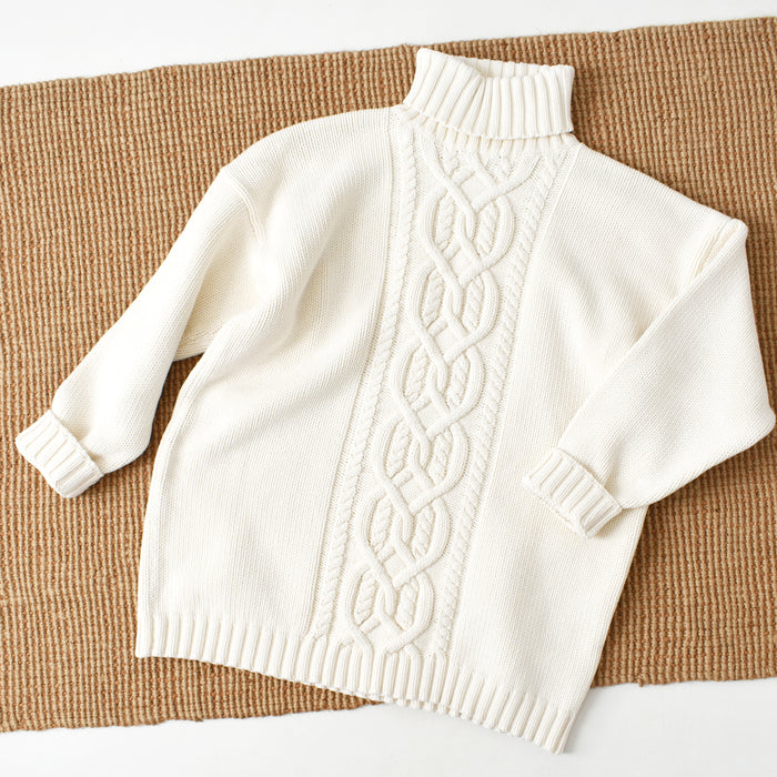 vintage cotton knit sweater (m/l)