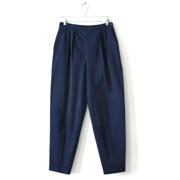 vintage navy cotton trousers (m)