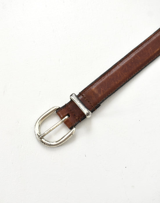 vintage whiskey leather belt (s/m)