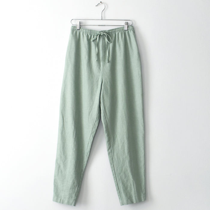 vintage celadon linen pants (m/l)