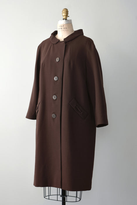 Vintage Acorn Wool Coat (m)