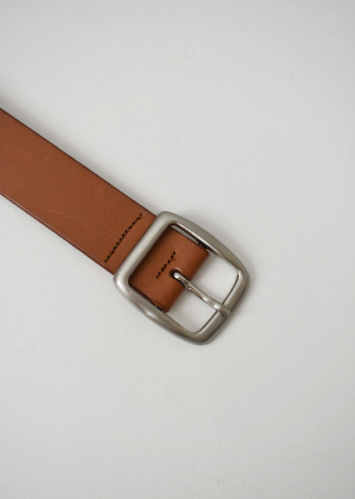 Cognac Leather Belt (l)