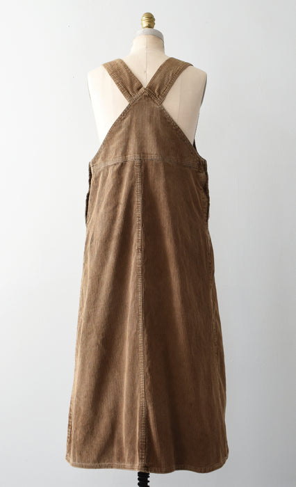 vintage corduroy jumper dress (m/l)