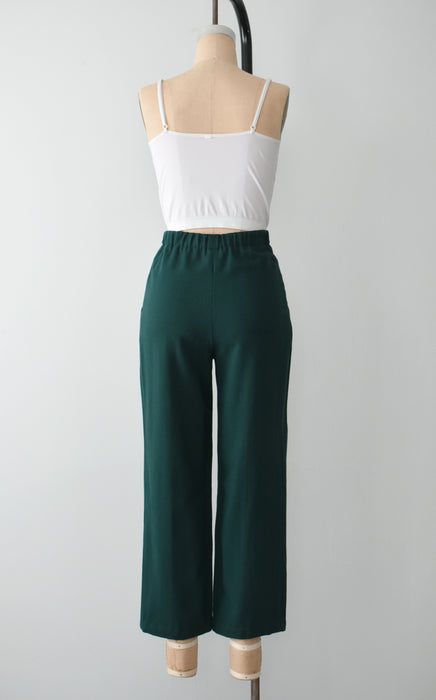 vintage evergreen wool trousers (m)