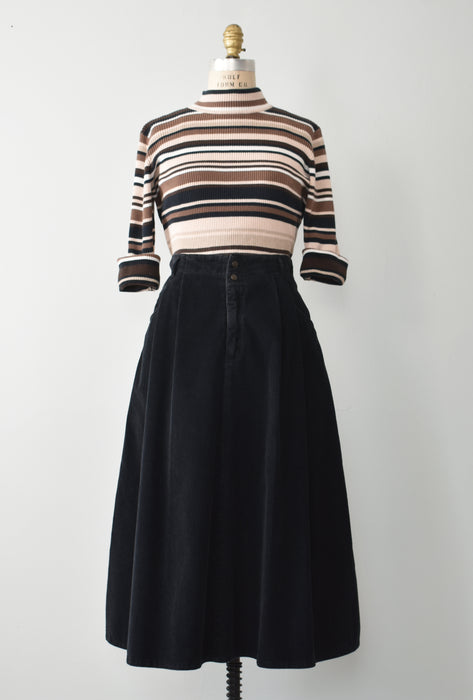 Vintage Corduroy Skirt (l)