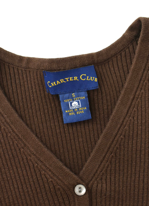 Vintage Ribbed Knit Top (s)