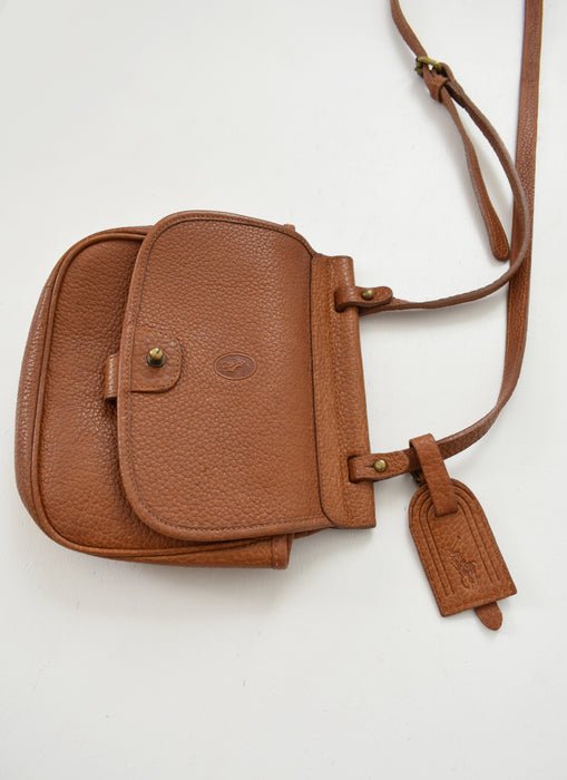 vintage leather crossbody bag