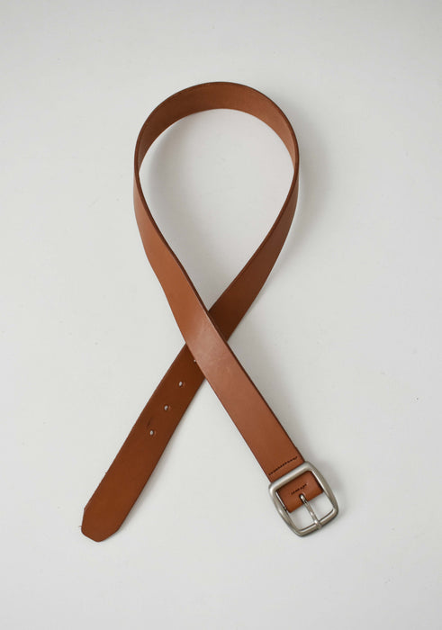Cognac Leather Belt (l)