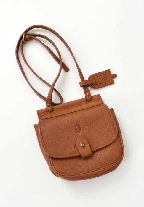 vintage leather crossbody bag