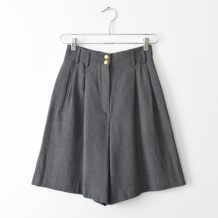 vintage gray high waist shorts (xs)