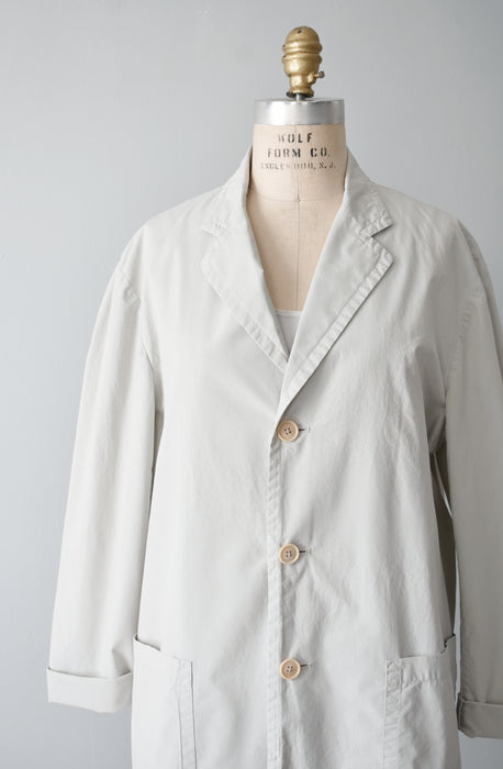 Chalk Cotton Blazer (l)