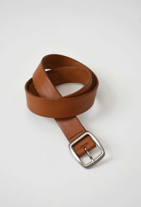 Cognac Leather Belt (l)