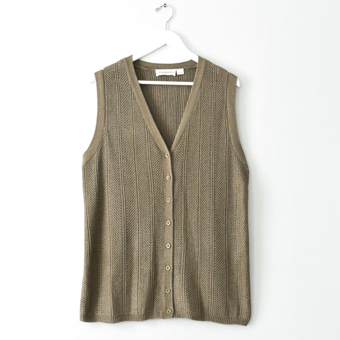 vintage knit sweater vest (m/l)