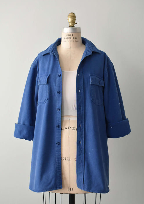 Vintage Painter's Button Up (l/xl)