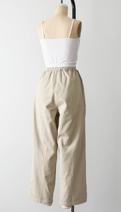 vintage beige easy pants (l/xl)