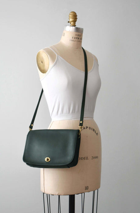 Forest Leather Crossbody Bag