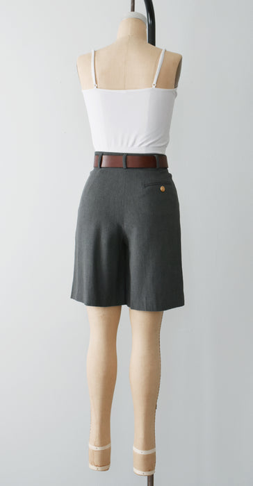 vintage gray high waist shorts (xs)