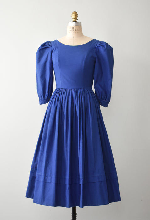 Vintage Cobalt Dress (xs)