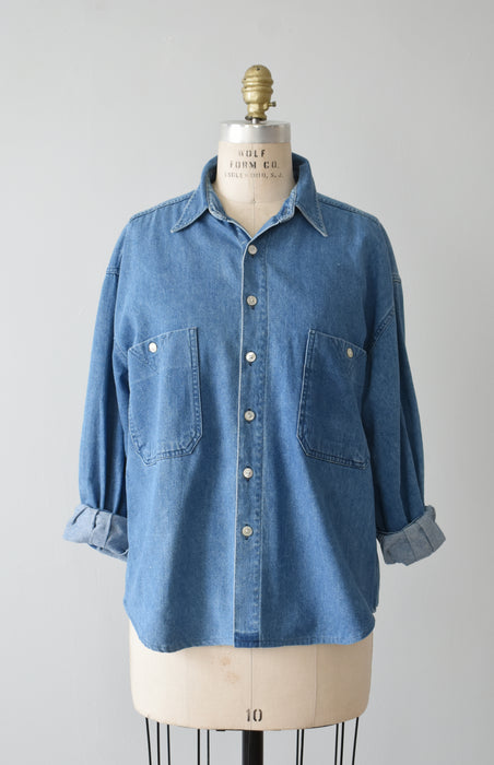 Denim Utility Shirt (m/l)