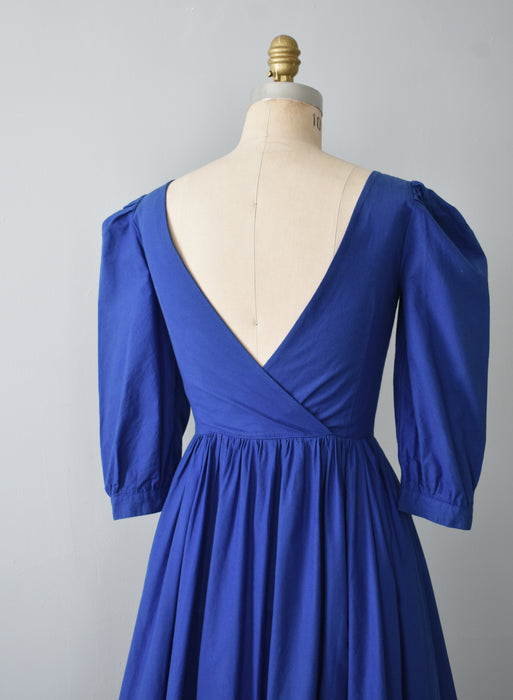 Vintage Cobalt Dress (xs)