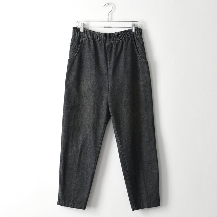 vintage denim easy pants (l)